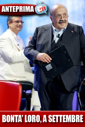 BOOM! MAURO MAZZA, BONTA’ SUA, RADDOPPIA GLI INCONTRI TRA CONTEMPORANEI DI COSTANZO. DA SETTEMBRE AL VIA BONTA’ LORO.