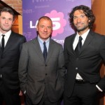 Stefano Baldeschi (Channel manager La5) Massimo Donelli (Direttore Can5) Marco Costa (Vice Dir Can5)