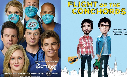SCRUBS 9 E FLIGHT OF THE CONCHORDS: UN MERCOLEDI’ SERA DI PRIME VISIONI SU MTV