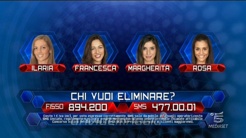 GRANDE FRATELLO 11: LA NONA PUNTATA IN DIRETTA SU DM. COME DA PRONOSTICO, ILARIA ELIMINATA. NANDO, CAROLINE, ANDREA E ANGELICA IN NOMINATION.