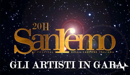 SANREMO 2011: ECCO LE CANZONI DELLA SERATA SULL’UNITA’ D’ITALIA. TATANGELO CANTA MAMMA, OXA ‘O SOLE MIO