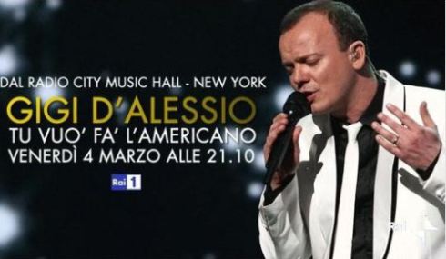 GIGI TU VUO’ FA’ L’AMERICANO: DA NEW YORK D’ALESSIO TORNA PROTAGONISTA SU RAI1