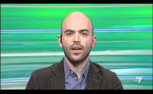 SAVIANO AL TG LA7: LA MIA IMITAZIONE A SANREMO? DIVERTENTE, MA NON PER QUELLA BATTUTA SULLA CAMORRA