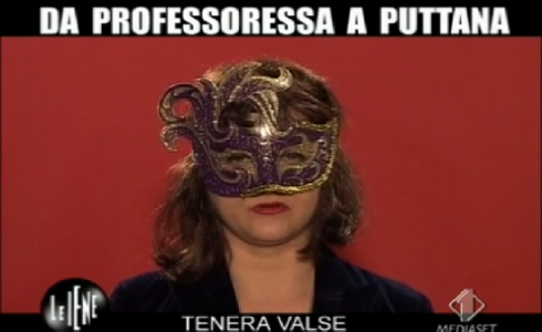 LE IENE: LA STORIA DI TENERA VALSE, LA PROF CHE HA LASCIATO LA SCUOLA PER FARE LA PUTTANA.