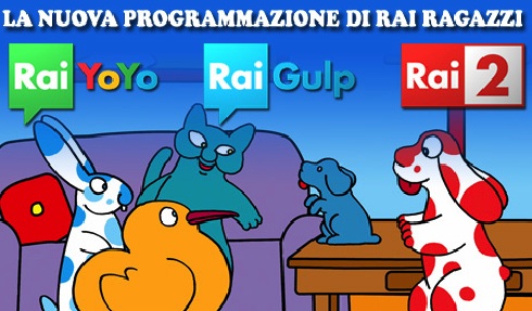 RAI RAGAZZI: ANCHE VIALE MAZZINI PUNTA SUI CARTONI ANIMATI SUL DTT