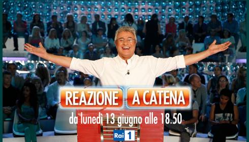 REAZIONE A CATENA: RAI1 ANTICIPA AD OGGI LA PARTENZA DEL GAME CON PINO INSEGNO