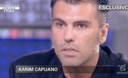 KARIM CAPUANO ‘RINASCE’ A POMERIGGIO CINQUE: “GRAZIE A DIO SONO IN PIEDI”