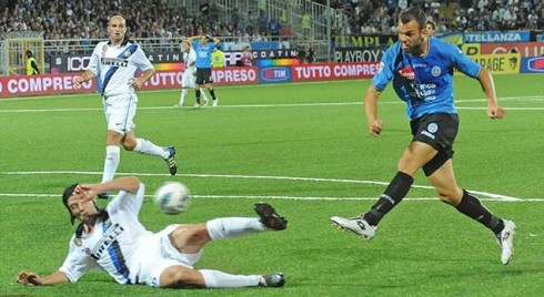 ASCOLTI SATELLITE DI MARTEDI 20 SETTEMBRE 2011: 1,5MLN DI SPETTATORI (5.6%) PER LA DISFATTA DELL’INTER A NOVARA