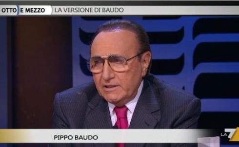 PIPPO BAUDO SHOW A OTTO E MEZZO: “CI VUOLE TV DI CLASSE. IL DIVANO DELLA DANDINI CHE FORMAT E’?”