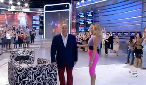 GERRY SCOTTI ALLA DOMENICA CON FEDERICA PANICUCCI