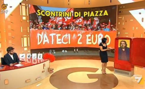 G DAY: SCONTRINI DI PIAZZA, LA RISPOSTA DI GEPPI AI DUE EURO DI MARONI