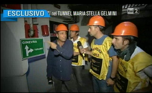 QUELLI CHE IL CALCIO: LE IMMAGINI ESCLUSIVE DEL ‘TUNNEL DELLA GELMINI’