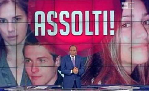 SENTENZA DI PERUGIA, C’E’ ANCHE PORTA A PORTA: “CHI HA UCCISO MEREDITH?”