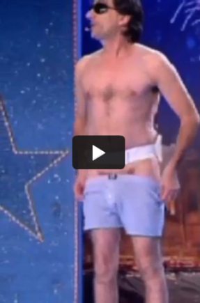 Uomo nudo a Italia's Got Talent