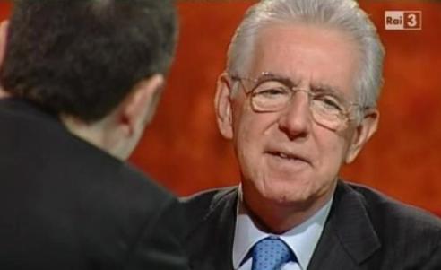 MARIO MONTI A CHE TEMPO CHE FA: DAVANTI AL PREMIER FAZIO FA L’EVASORE