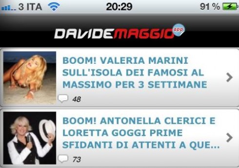 iDM, L’APP PER IPHONE E IPAD DI DAVIDEMAGGIO.IT DISPONIBILE NELL’APP STORE. GRATIS