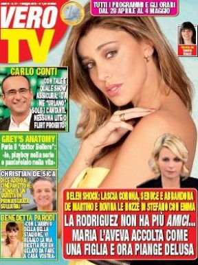 BELEN RODRIGUEZ E STEFANO DE MARTINO: MARIA DE FILIPPI IN LACRIME PER EMMA?