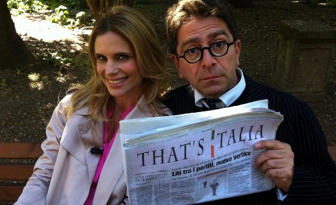 THAT’S ITALIA: FILIPPA LAGERBACK E PINO STRABIOLI RACCONTANO SU LA7D IL BELPAESE GIOCANDO CON LE TESI CONTRAPPOSTE