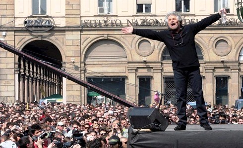 BEPPE GRILLO LANCIA LA SUA RIFORMA DELLA TELEVISIONE E DEMOLISCE I TALK SHOW