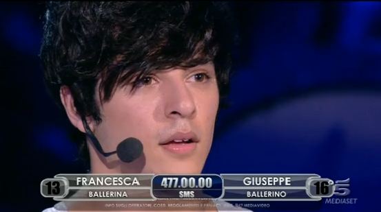 Giuseppe Giofrè vince Amici 11 - 6