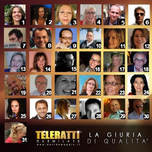 TELERATTI 2012: ECCO LA GIURIA DI QUALITA’