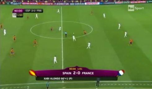 ASCOLTI TV DI SABATO 23 GIUGNO 2012: IN 7 MLN (37.08%) PER LA VITTORIA DELLA SPAGNA. MALE NEMICHE AMICHE (10.19%)