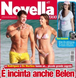 COLPI DI SOLE/6: BELEN E’ INCINTA? FIOCCO ROSA PER LA FICO, COSTANTINO NUD0 SU TWITTER