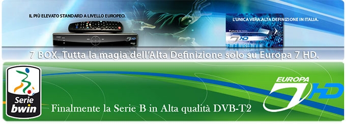 LA SERIE B LANCIA IL SUO CANALE TEMATICO SU EUROPA7 HD