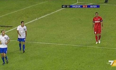 LA7 RISPOLVERA BRUNO PIZZUL PER LA TELECRONACA DI HAJDUK SPALATO-INTER