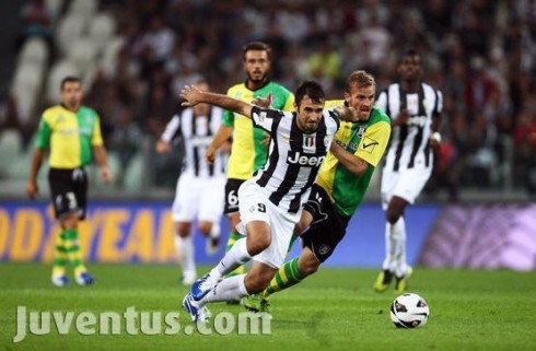 ASCOLTI SATELLITE DI SABATO 22 SETTEMBRE 2012: JUVENTUS-CHIEVO RAGGIUNGE 1,5 MLN DI SPETTATORI E IL 6.28%