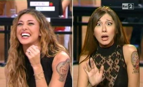 QUELLI CHE: BELEN SI ‘SDOPPIA’ DALLA CABELLO (VIDEO)