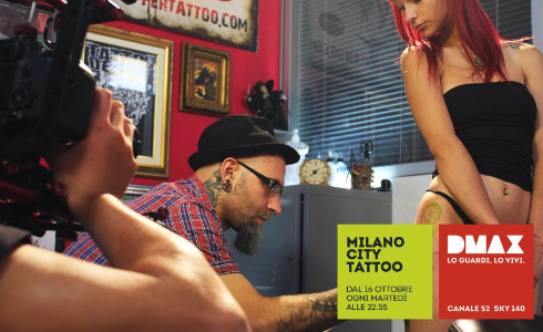 MILANO CITY TATTOO: DMAX ENTRA IN UN GRANDE TATTOO STUDIO DI MILANO