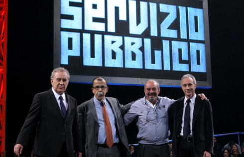 SERVIZIO PUBBLICO: MICHELE SANTORO DEBUTTA SU LA7 COI LADRI DI STATO. QUALI SARANNO GLI ASCOLTI?