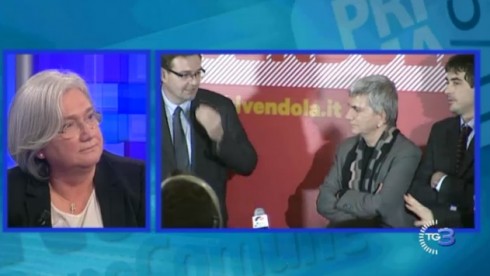 TG3 SPECIALE PRIMARIE, ROSY BINDI A BIANCA BERLINGUER: “MA VAFFA…”