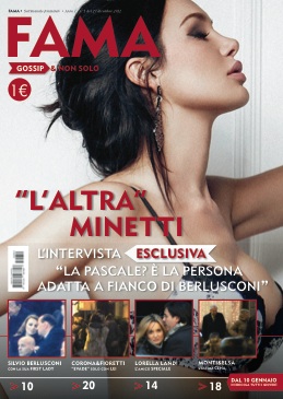 NICOLE MINETTI: FRANCESCA PASCALE SAREBBE UN’OTTIMA FIRST LADY