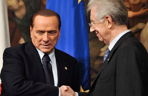 TG1, SALTA L’INTERVISTA A BERLUSCONI: SPAZIO A MONTI. SILVIO SPIAZZATO DALLA MOSSA DEL PROF
