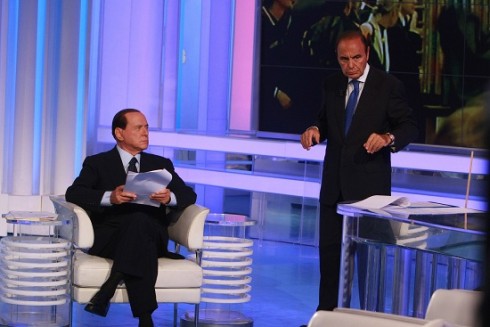 SILVIO BERLUSCONI DOMANI OSPITE DI PORTA A PORTA