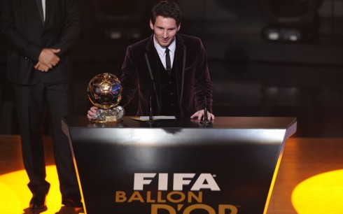 PALLONE D’ORO 2012: MESSI INCORONATO PER LA QUARTA VOLTA? DIRETTA SU SKY ED EUROSPORT DALLE 18.30