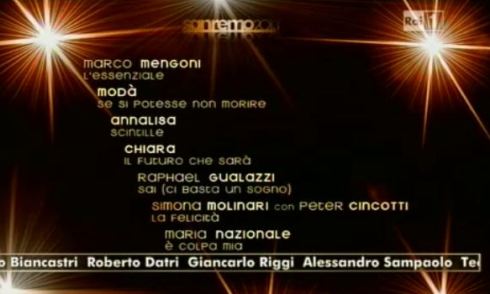 SANREMO 2013: LE PAGELLE/3. PROMOSSI MARCO MENGONI E LA LITTIZZETTO DE FILIPPIZZATA, BOCCIATO LO SPOT DELLA TATANGELO