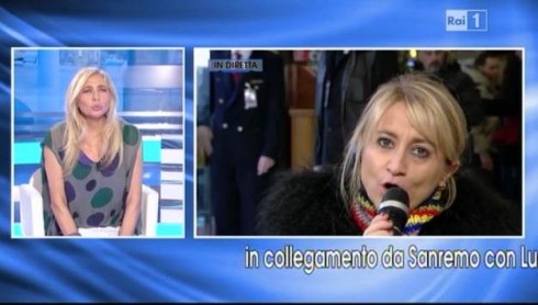 SANREMO 2013: LUCIANA LITTIZZETTO INNAMORATA DELLA VENIER E “STONATA” DA ALBANO