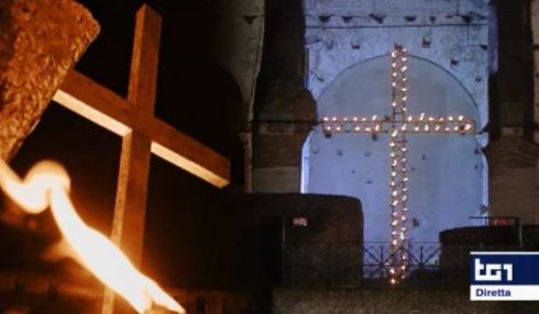 ASCOLTI TV DI VENERDI 29 MARZO 2013: BOOM PER LA VIA CRUCIS (26.44%), MALE OCCHIO A QUEI DUE (8.79%) BATTUTO DA CROZZA (9.58%)
