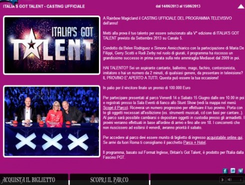 ITALIA’S GOT TALENT 5: A ROMA I CASTING.