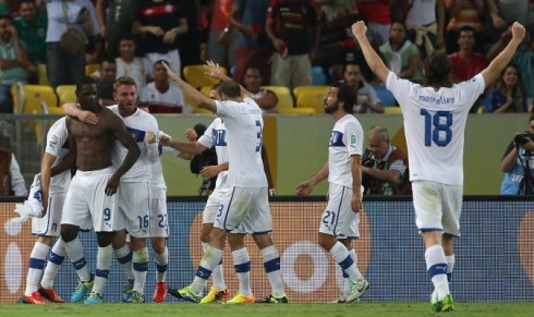ASCOLTI TV DI DOMENICA 16 GIUGNO 2013: RAI1 TOCCA I 9,2 MLN E SFIORA IL 40% CON LA VITTORIA DEGLI AZZURRI. SOLO IL 7.88% PER NOTTING HILL
