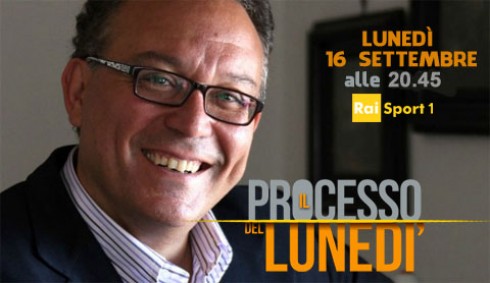 IL PROCESSO DEL LUNEDI: DA STASERA SU RAI SPORT 1. ANTONIO MAGGIO CANTA LA SIGLA