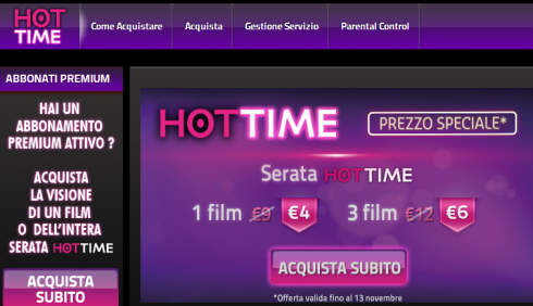 HOT TIME vs HOT CLUB: SKY, MEDIASET PREMIUM E LA GUERRA DEL PORNO