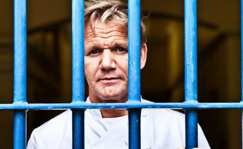 RAMSAY: CHEF DIETRO LE SBARRE DA QUESTA SERA ALLE 23:05 SU REAL TIME