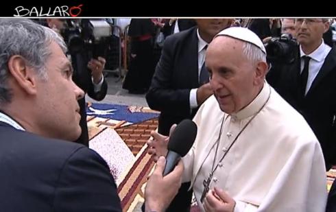 PAPA FRANCESCO A BALLARO’: C’E’ SEMPRE SPERANZA