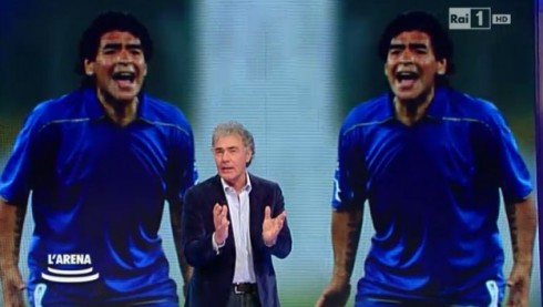 MARADONA QUERELA MASSIMO GILETTI E L’ARENA: DIFFAMATO PER FARE ASCOLTI
