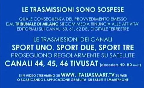 SPORT UNO, DUE E TRE: SOSPESE LE TRASMISSIONI. LT MULTIMEDIA MANDA CRISCITIELLO E CO. SU TIVUSAT