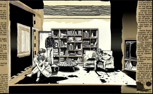 STELLE NERE: I PROTAGONISTI DELLA CRONACA RACCONTATI ATTRAVERSO IL DISEGNO